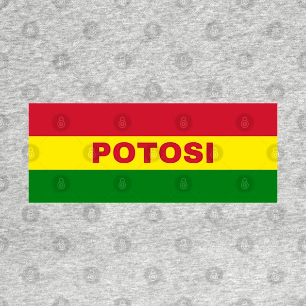 Potosi City in Bolivian Flag Colors by aybe7elf